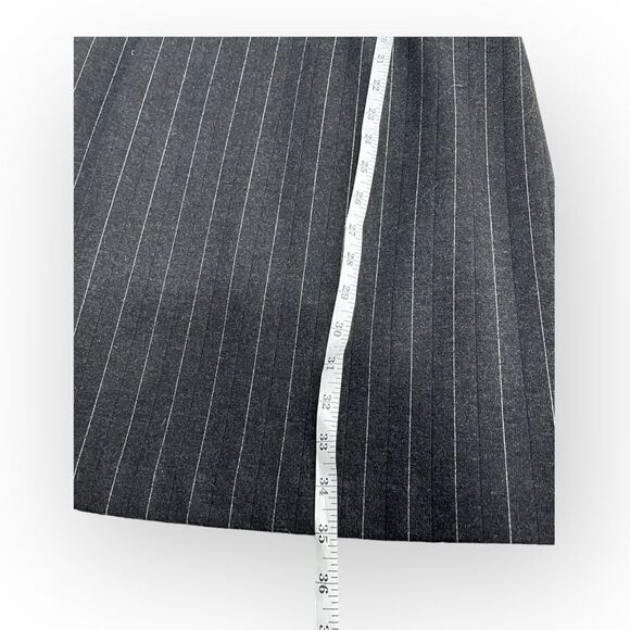 SAYLOR Grey Pinstripe Constance Dress Size Large - Picture 8 of 13